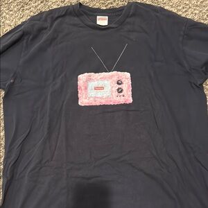 Supreme Black Pink TV Graphic